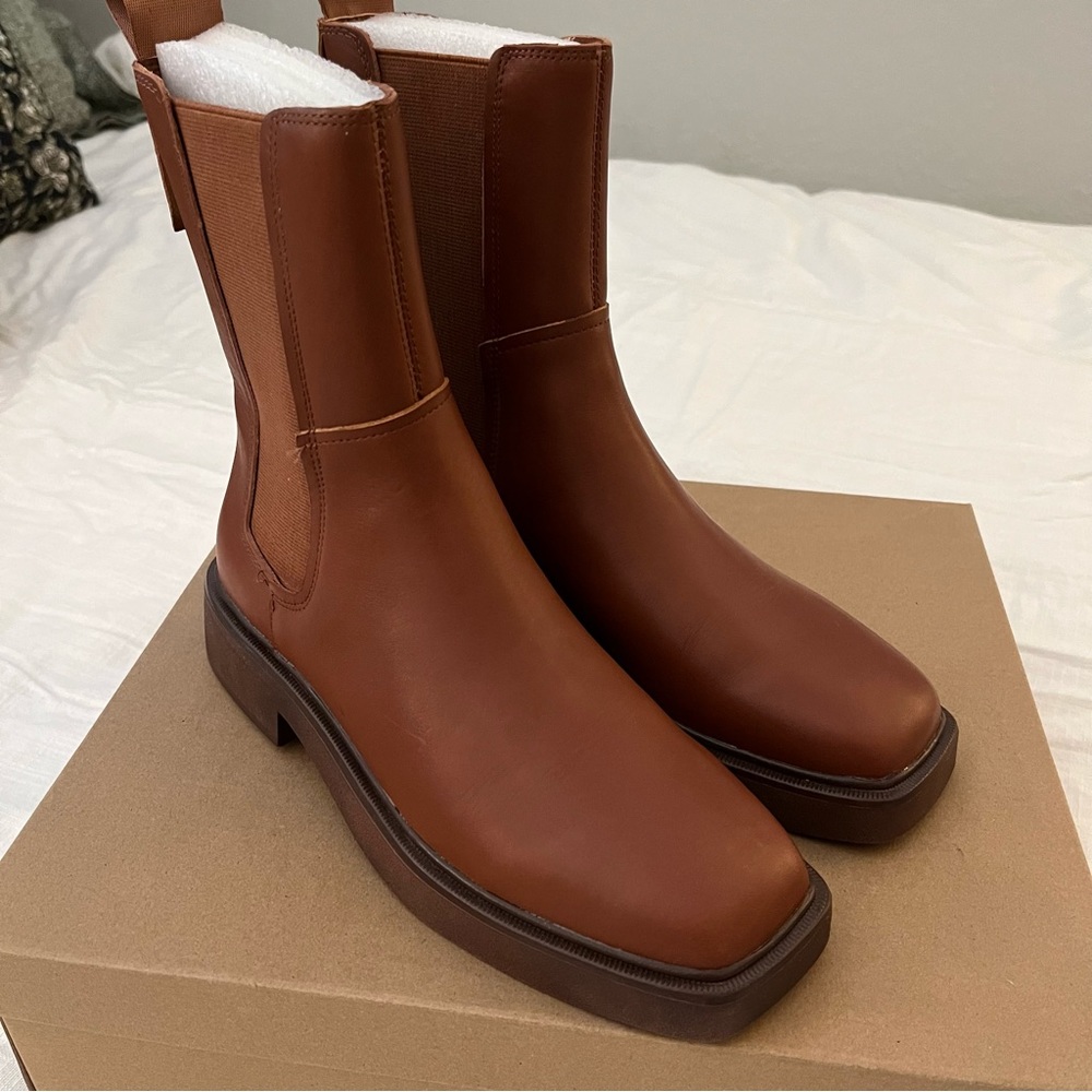Steve Madden Watson Cognac Boots